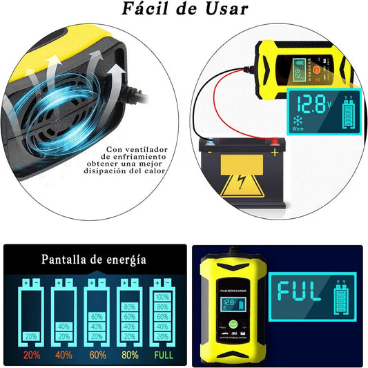 CARGADOR INTELIGENTE DE BATERIA AUTO