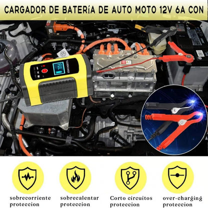 CARGADOR INTELIGENTE DE BATERIA AUTO