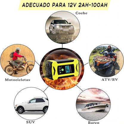 CARGADOR INTELIGENTE DE BATERIA AUTO