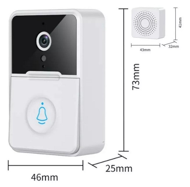 Timbre Inalámbrico Exterior Camara Wifi